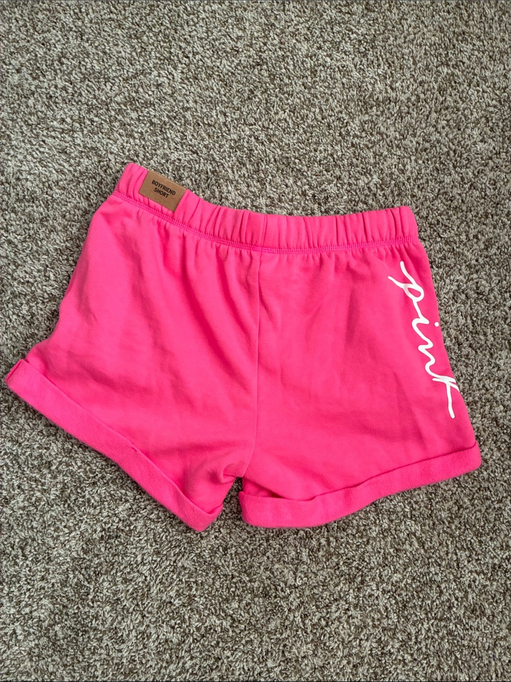 PINK Victoria's Secret Neon Pink Athletic Lounge Shorts